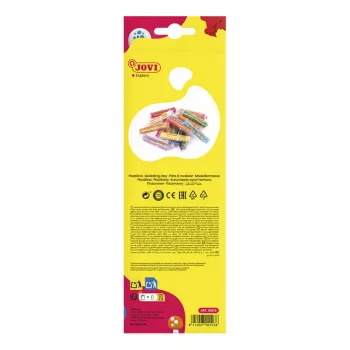 JOVI Plastilina modelirna masa, mešanih 15 barv po 15 g