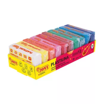 JOVI Plastilina modelirna masa, 10 mešanih barv x 50 g