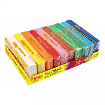 JOVI Plastilina modelirna masa, mešanih 10 barv, po 150 g