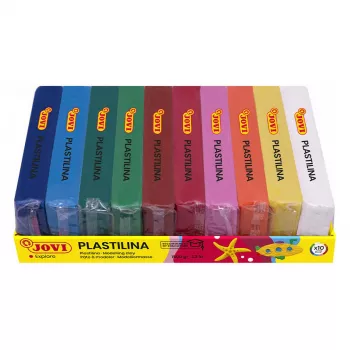 JOVI Plastilina modelirna masa, mešanih 10 barv, po 150 g