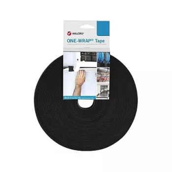 VELCRO One Wrap trak 25m, 25mm, črn VEL-OW64153