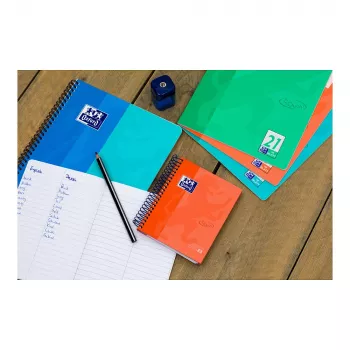 Oxford College Block European Book Touch A6 karirano 120 listov 90 g/m² Optik Paper