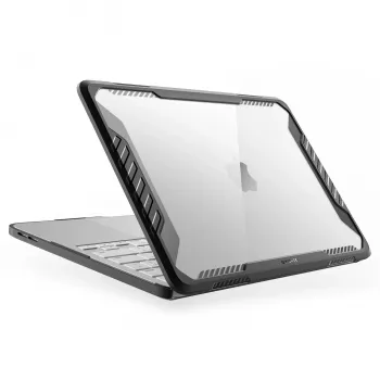 SUPCASE Unicorn Beetle Pro ovitek za MacBook Neo 13 (2026), črn/prozoren