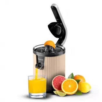 Počasni sokovnik Cecotec Xqueeze RetroJuice 600, 600W, bež