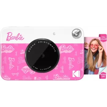 KODAK Printomatic Barbie Edition instant digitalni fotoaparat 5MP + 5 listov ZINK fotografskega papirja roza