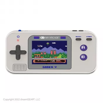 dreamGEAR My Arcade Gamer V Classic ročna igralna konzola 220 iger, siva, vijolična