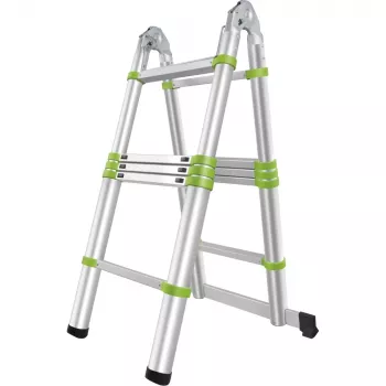FIELDMANN FZZ 4003 teleskopske lestve 3,2 m, stopnice 1,6 m