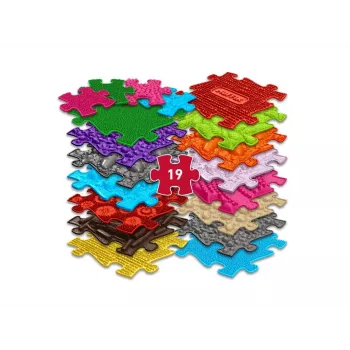 Ortopedični senzorični set podlog 19-in-1 XXL, 19 sestavljank, Muffik / MFK-025-1