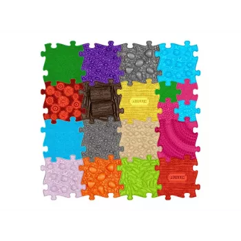 Ortopedični senzorični set podlog 19-in-1 XXL, 19 sestavljank, Muffik / MFK-025-1