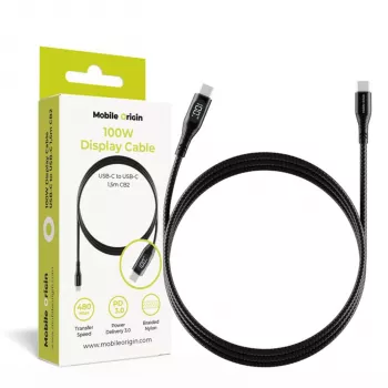 Mobile Origin 100W Display kabel USB-C na USB-C CB2 1,5m
