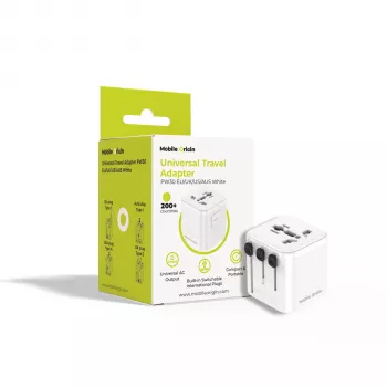 Mobile Origin potovalni adapter PW30 EU/UK/US/AUS, bel