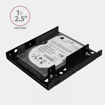 AXAGON RHD-225 montažni okvir za 2x 2,5-palčna in 1x 3,5-palčni pogon v reži PCI - črn