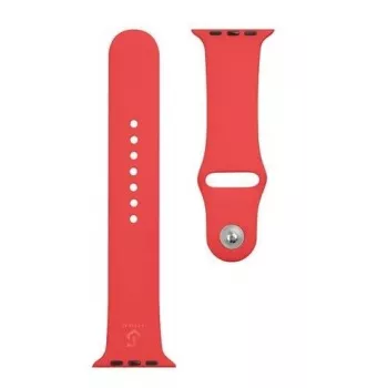Tactical Apple silikonski pas za Watch 1/2/3/4/5/6/7/SE 42/44/45mm rdeč