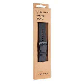 Tactical usnjen pas 22mm črn