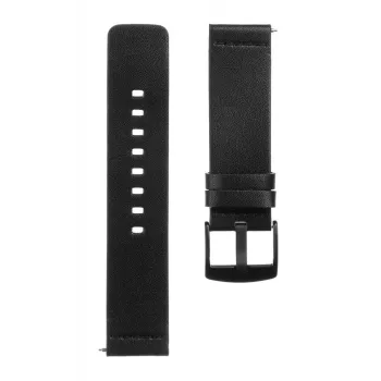 Tactical usnjen pas 22mm črn