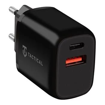 Tactical Base Plug Dual črn avtomobilski polnilnik z 2 vratoma USB-A, 3,1 A, 15,5 W