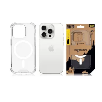 Tactical zadnji ovitek MagForce Plyo za iPhone 15 Pro prosojni
