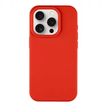 Tactical zadnji ovitek Velvet Smoothie za iPhone 15 Pro - čili rdeča