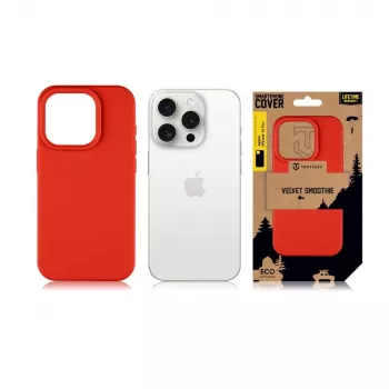 Tactical zadnji ovitek Velvet Smoothie za iPhone 15 Pro - čili rdeča