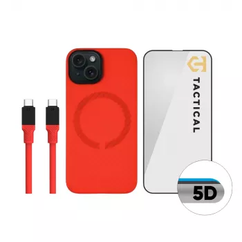 Tactical Combo Limited Edition za Apple iPhone 15, rdeč