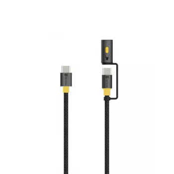 Tactical Stinger kabel USB-C/USB-C črn