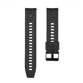 Tactical silikonski pašček s hitro zaponko 20mm črn
