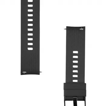 Tactical silikonski pašček s hitro zaponko 20mm črn