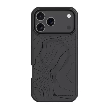 Tactical hrbtni ovitek MagForce Hyperstealth Sika za Apple iPhone 17 Pro Max, Asphalt