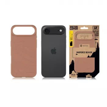 Tactical hrbtni ovitek MagForce Beaver iPhone 17 Mouse Moose, črn