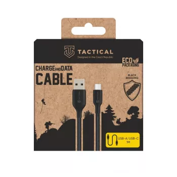 Tactical Stitch Thread kabel USB-A/USB-C črn - kabel - digitalni/podatki