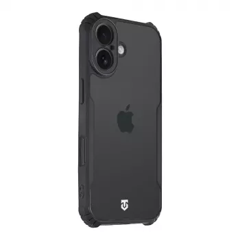 Tactical zadnji ovitek Quantum Stealth iPhone 17 prozoren/črn