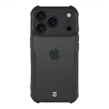 Tactical zadnji ovitek Quantum Stealth iPhone 17 Pro prozoren/črn