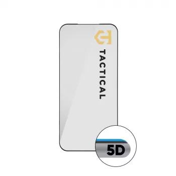 Tactical Glass Shield 5D za iPhone 17 Pro Max črn