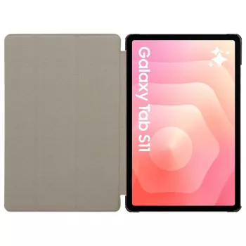Tactical ovitek z naslovnico Tri Fold Galaxy Tab S11 črn