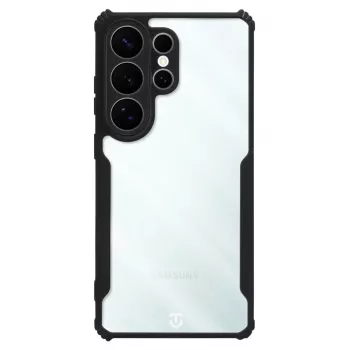 Tactical zadnji ovitek Quantum Stealth Galaxy S26 Ultra prozoren/črn