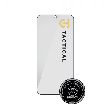 Tactical Glass Shield Privacy Stealth 5D za Samsung Galaxy A57, črn