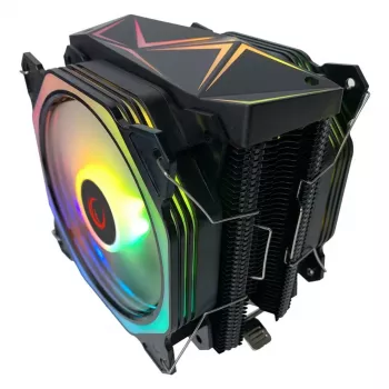 Rampage Octagon C60 hladilnik CPU zračni, dvojni stolp, 2x120mm ARGB ventilatorja, 1800RPM, LGA 1700/AM5