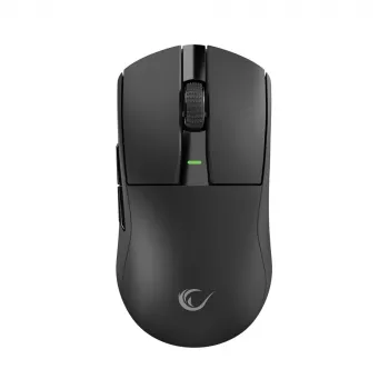 Rampage Zenith Pro črna brezžična igralna miška 26000 DPI PAW3395 4KHz tri načini črna