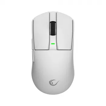 Rampage Zenith Pro brezžična igralna miška 26000 DPI bela + sprejemnik 4KHz PAW3395 BT 5.2