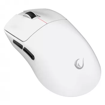 Rampage Clax brezžična igralna miška PAW3311 24000 DPI 1000 Hz, bela