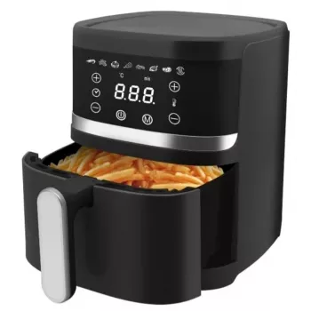 Gastronoma cvrtnik na vroči zrak 4,2 L črn 1300 W