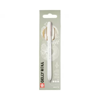 Sakura Gelly Roll Retractable Classic gel pero prozorno 0,45 mm belo črnilo