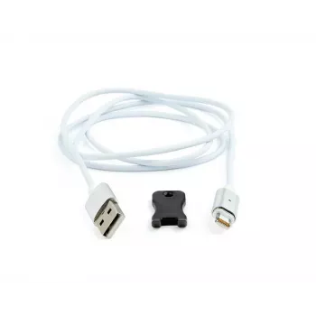 Gembird magnetni kabel Apple Lightning USB 1m, srebrn