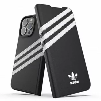 Adidas Originals knjižni ovitek PU za iPhone 13 Pro / 13 6,1 palca črno/bel