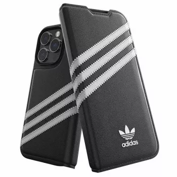 Adidas Originals OR knjižni ovitek PU za iPhone 14 Pro črno/bel