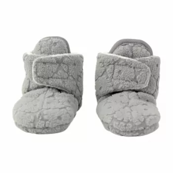 Lodger Fleece Drizzle otroški copati s nedrsečim podplatom sivi 6–12 mesecev