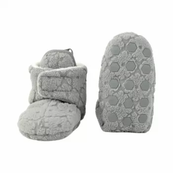 Lodger Fleece Drizzle otroški copati s nedrsečim podplatom sivi 6–12 mesecev