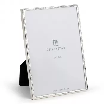 Zilverstad Sweet Memory 13x18 kovinski sijajni okvir za fotografije s bisernim robom srebrn 7154231