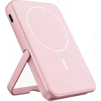 FRESH'N'REBEL brezžični indukcijski polnilnik 5000 mAh pastelno roza