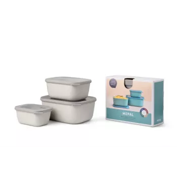 Mepal Cirqula Multi Bowl Set, 3-delni, Nordic White